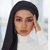 Solid Color Premium Chiffon Shawls Scarves Pleated Scarf Muslim Women Fashion Chiffon Hijab Scarf