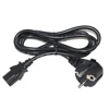 european power plug standard vde power cord EU 2pin plug Power cable with IEC C13 connector