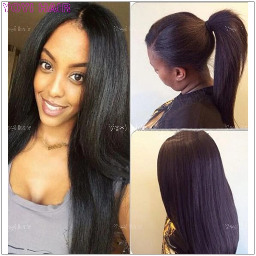 Instock Ponytail Hair Extension For Black Women Fashion Yaki