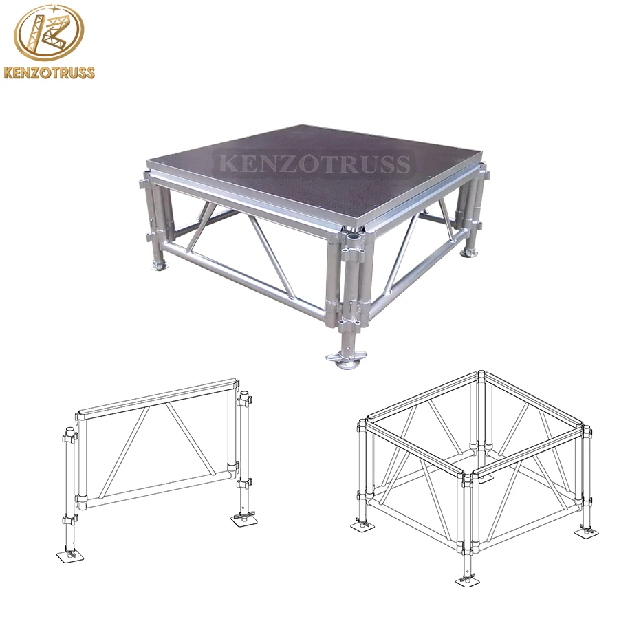 Fashionable modern outdoor aluminum mobile stage