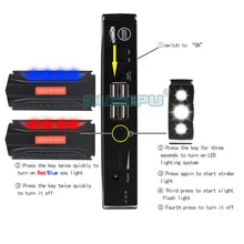 Duracell jump starter with air compressor