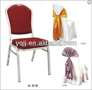 Aluminum Banquet Hall Chairs And Tables With Universal Polyester