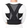 Adults Back Brace Body Posture Correction Belt Shoulder Strap Corset Men Women Sport Upper Back Posture Support Corrector SL083