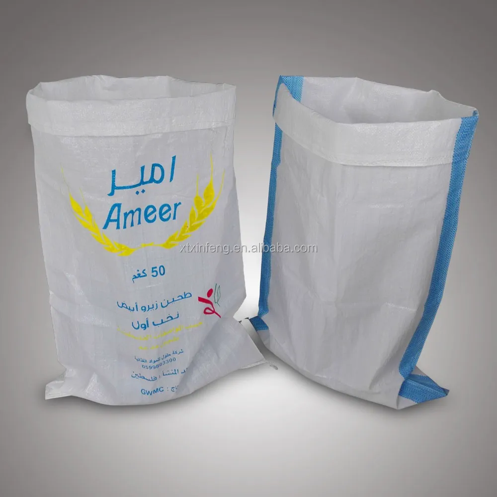 Recyclable PP Woven Sacks for Flour and Rice Packaging