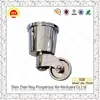 Heavy solid brass cup decorative table hospital bed castors