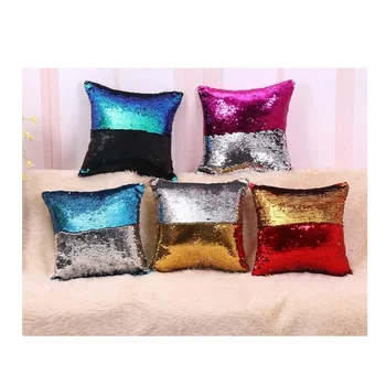 European Style Sequin Home Decorative Pillow Sequin Sofa Cushion