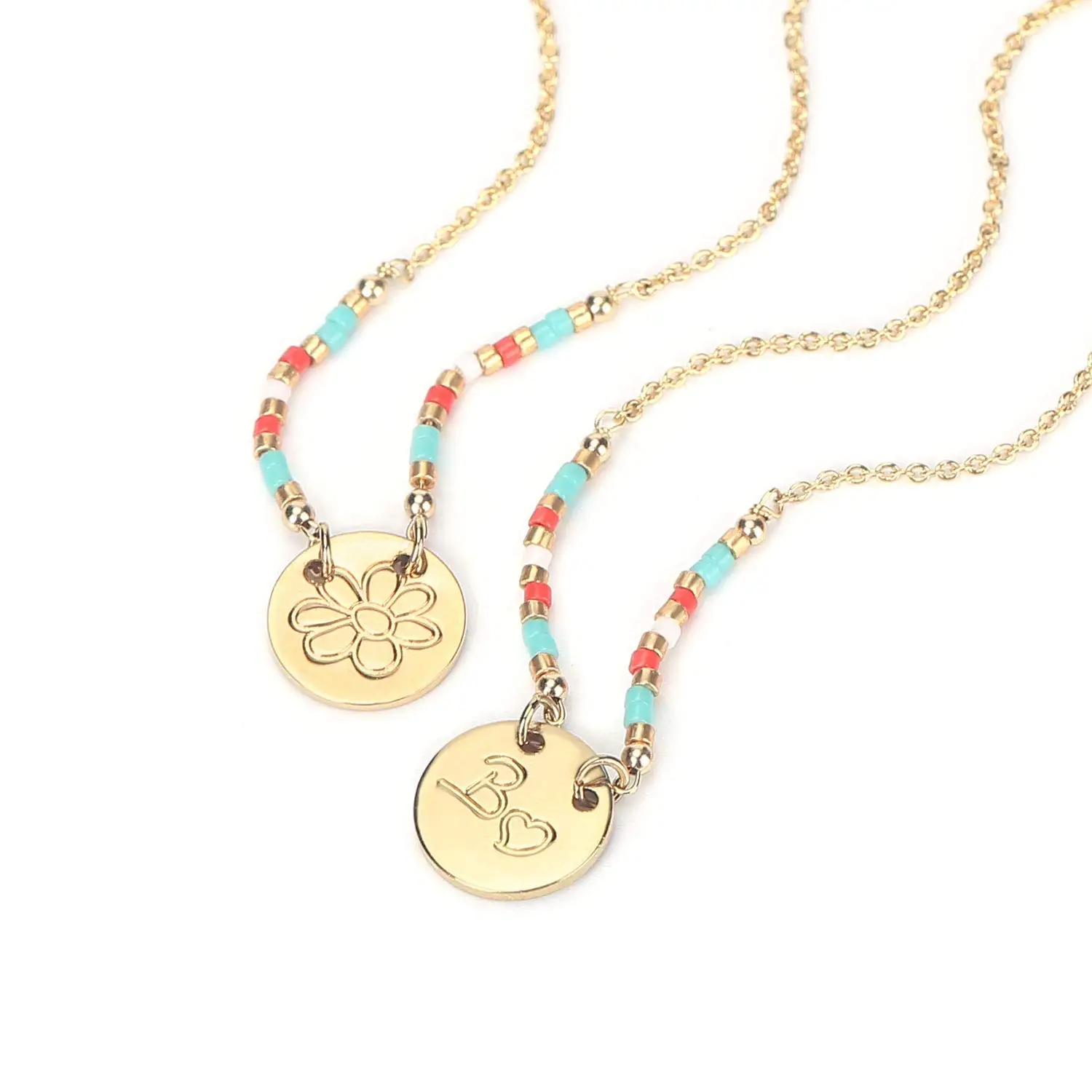 23K Vermeil Unity Links Dainty Circle Hoops Pendant Karma Necklace 14K Gold Filled Necklace