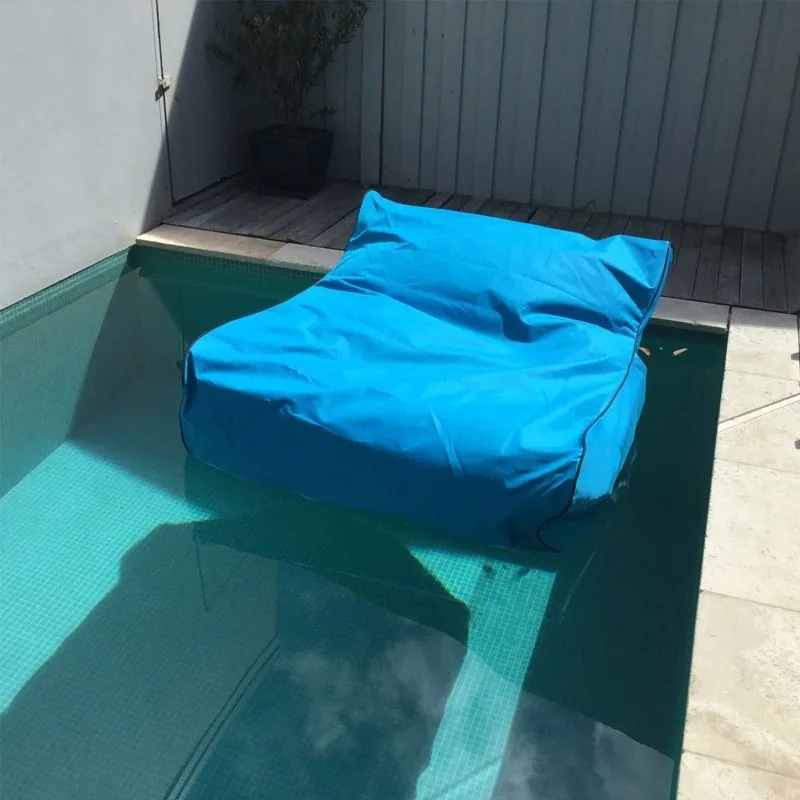 Unfilling Indoor Outdoor Water Resistant Floating Pool Sofa Bean Bag