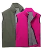 Customized Men's and women's autumn/winter fleece vest to keep warm