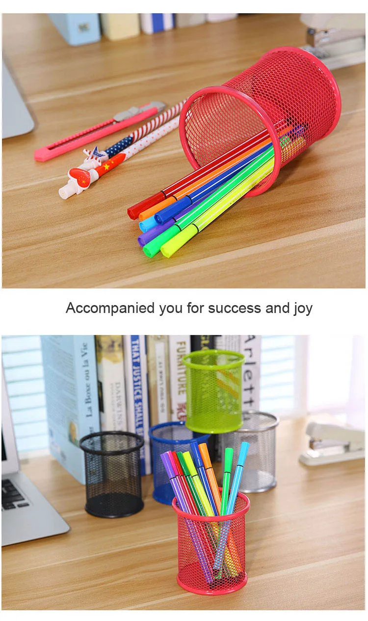 Well Designed Metal Bucket Desk Marker Pen Holder For Classroom Buy