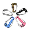 Multi-function convenient take a compass with LED lamp type knife Folding knife key chain Camping tool