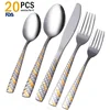 Flatware Set Stainless Steel 18/10 Cutlery Set for Home Kitchen Hotel Restaurant Tableware, Dishwasher Safe