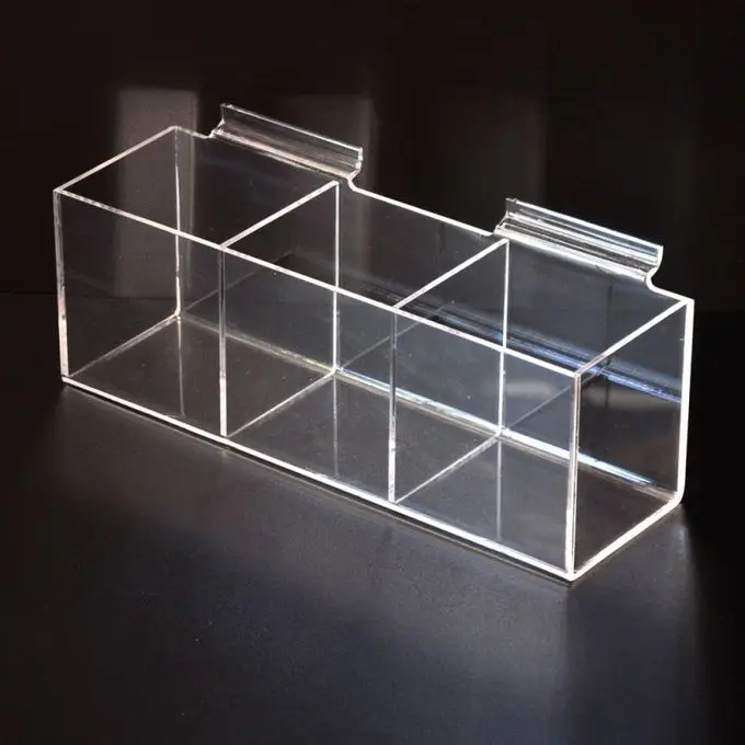 Wall Mounted Slatwall Acrylic Storage Bins Wholesale Buy Wall Mounted