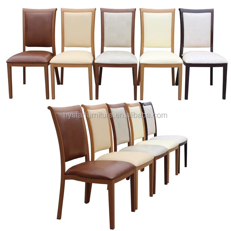Wholesale Modern Luxury Leather Restaurant Used Hotel Dining Chairs