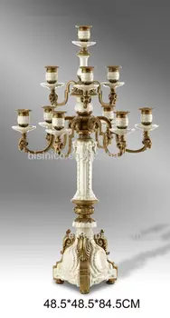 Excellent 10 Arms Candelabra Candle Holders Home Decor White Excellent 10 Arms Candelabra Candle Holders Home Decor White Porcelain Bronze Stick