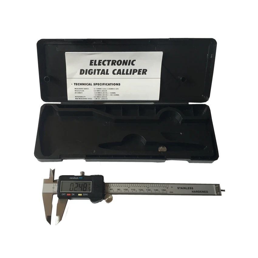 Stainless steel 150mm 6inch Electronic Digital Vernier Caliper Products