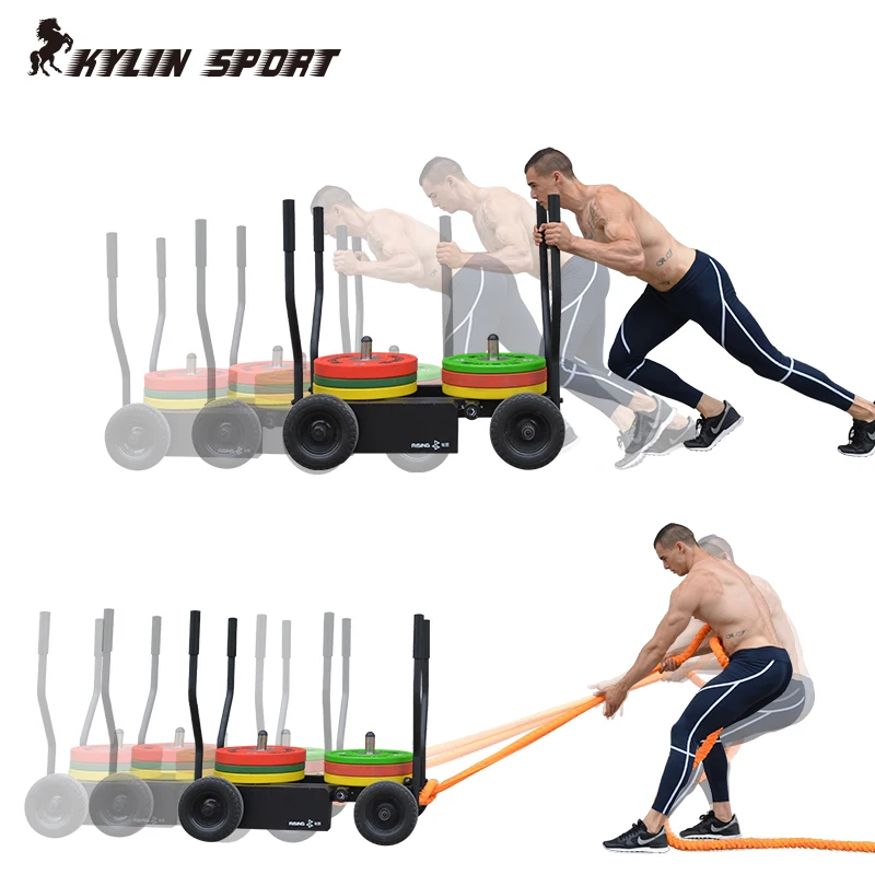  Workout sled with wheels for Burn Fat fast