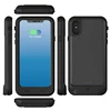 IP68 Waterproof Battery Case Extended Battery Pack Charging Case 3000mAh Wireless Charging Case for iPhone X