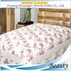 Mini flower printed polyester quilted bedspread patchwork modern home textile