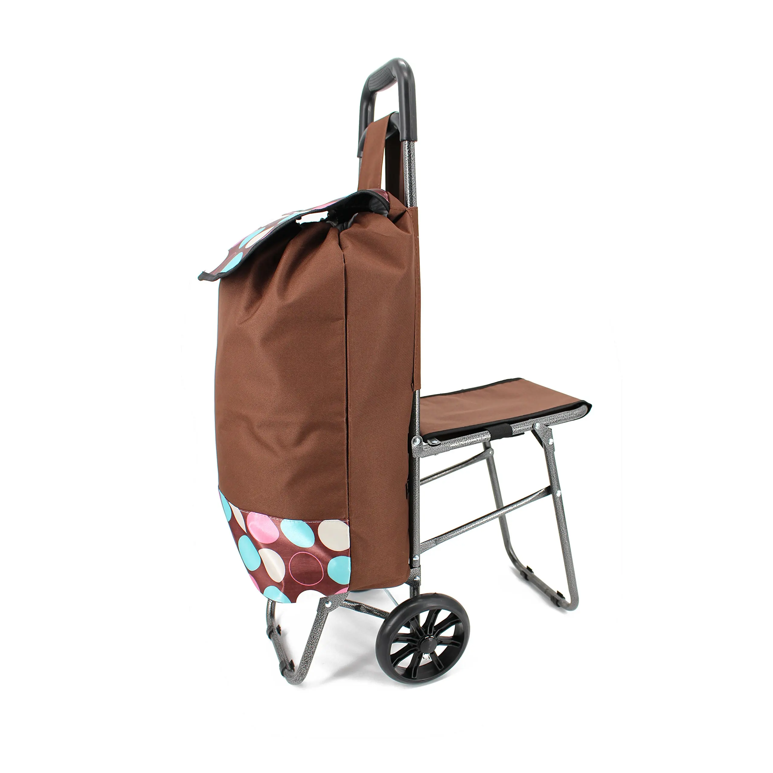 maxam trolley bag with folding chair