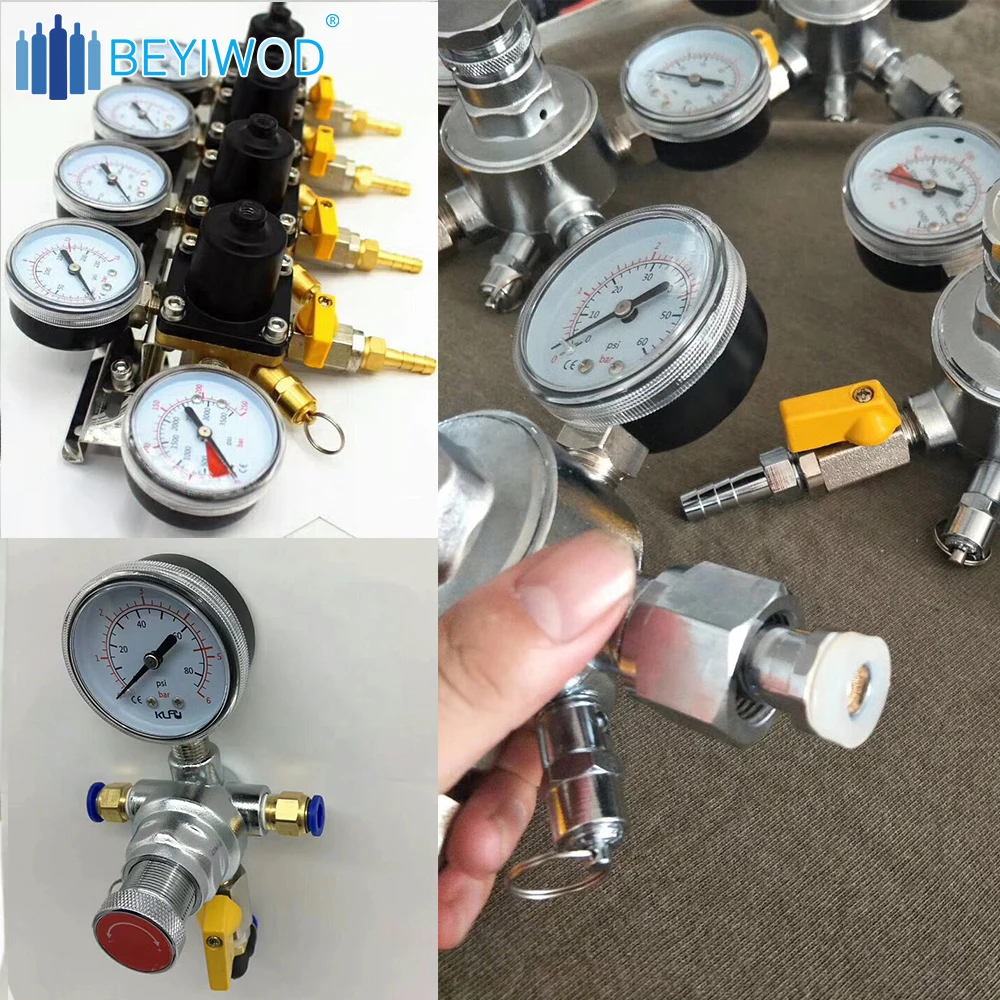 Gas Pressure Regulator Oxygen Cylinder Co2 Regulator For Beer/beverage