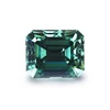 Wuzhou factory Emerald 10x12mm Green Moissanite Loose Stones Test Positive