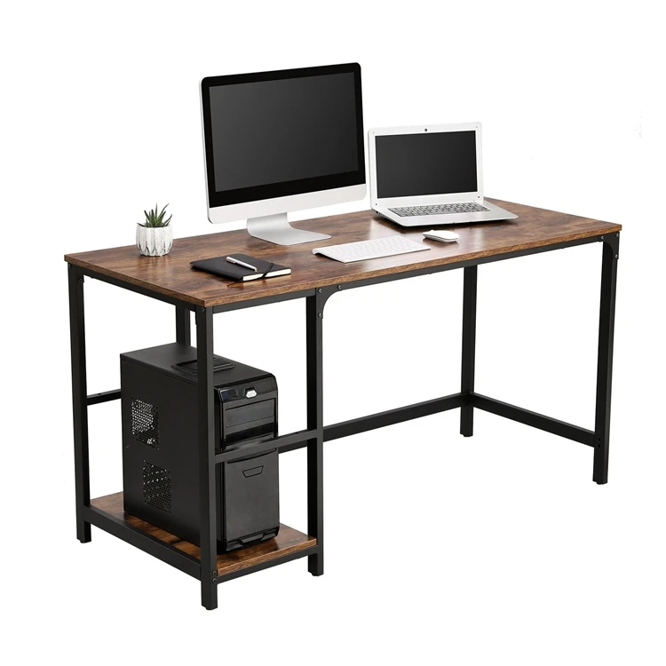 Vasagle Modern Luxury Design Brown Mdf Made Bedside Computer Desk