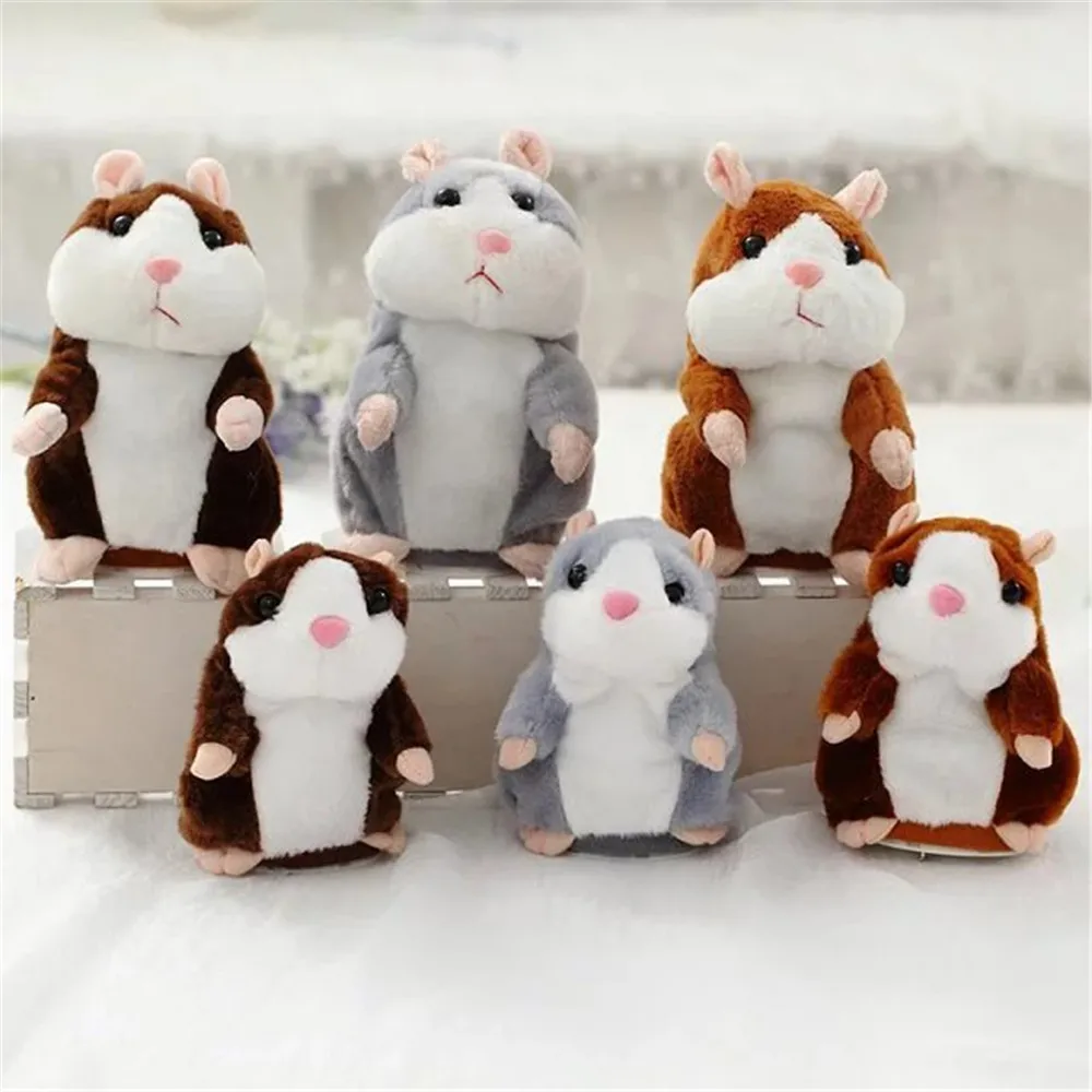 Usa Stock Cute Talking Nod Hamster Mouse Record Chat Mimicry Pet Plush Toy Gifts Baby Toys Plush Toys