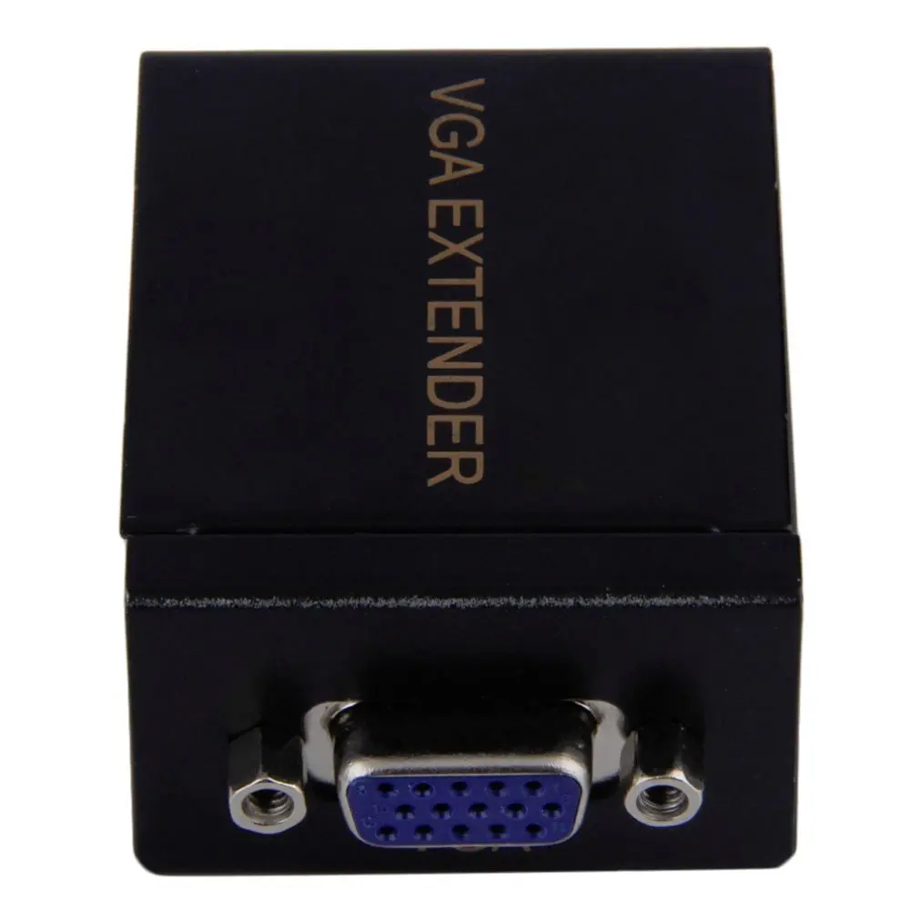 60 M Signal Signal Extender VGA to RJ45 Ethernet Transmitter Receiver Set -Techhmonster