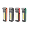 2018 hot pocket rechargeable COB output input led flashlight
