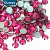 2017 high shinny same cut colorful rhinestone machine cut crystal ss10 rose glass hot fix rhinestone wholesaler with low price