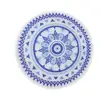 China Supplier Round Beach Towels Watermelon Microfiber Yoga Mat Table Throw