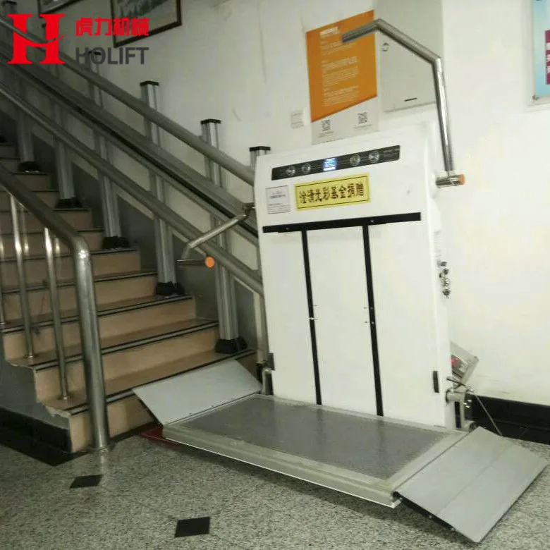 Outdoor Platform Lift For Handicapped Electric Wheelchair Lift For