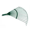 22Teeth Steel Garden Rake/Pitchfork Heavy Duty Steel Rake Leaf Lawn adjustable replacement garden pitchfork