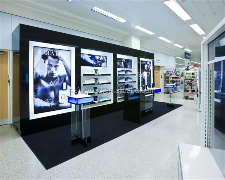 Good Design Modern Style Cosmetic Store Furniture Perfume Display Rack