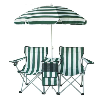 silla plegable doble con sombrilla silla plegable doble con sombrilla