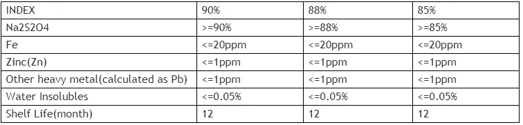 price sodium hydrosulfite food grade