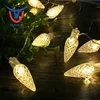 copper wire string light corn head shape light string for outdoor garden tree decoration
