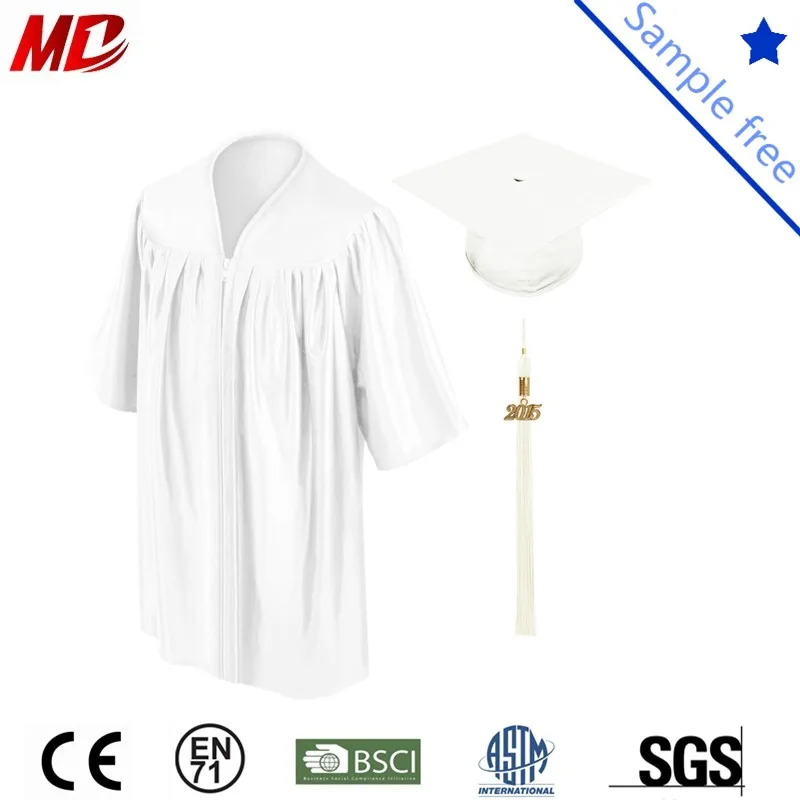 white shiny children graduation cap and gown_.jpg