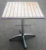 made in China aluminium willow wood table for teak or coffee shop outdoor furniture