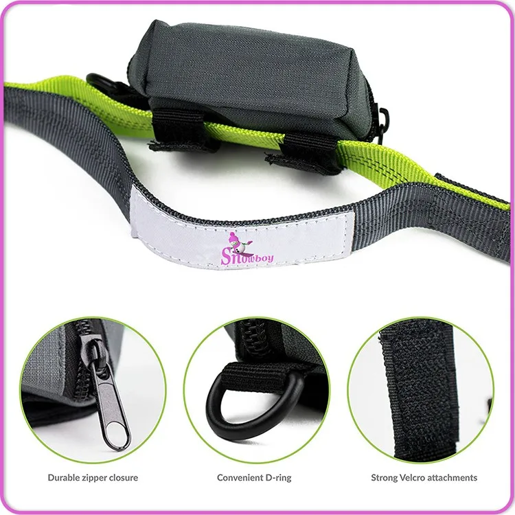 Wholesale Premium Quality Family Fluorescence Dog Waste Bag With Fabric