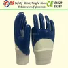 TONGFU lining Cotton fabric nitrile gloves coated safety working gloves 4343 safety gloves