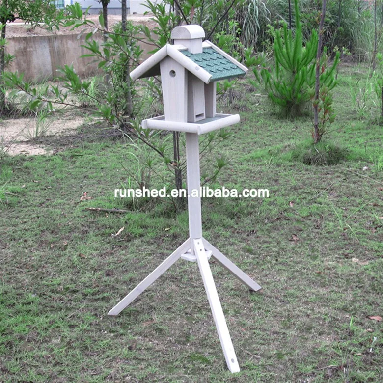 Kayu Cemara Kayu Rumah Burung Sangkar Burung Unik Berdiri Untuk