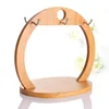 Eco-friendly Bamboo Coffee Cup Holder Storage Creative Tea Mug and Saucer Display Rack