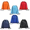 OEM mixed color polyester draw string bag 210D drawstring backpack
