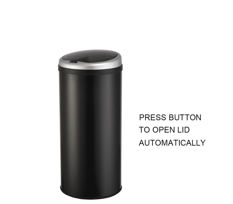 T130 Black Stainless Steel Kitchen Hotel One Touch Press Button Metal