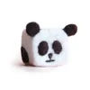 Needle Felting Supply Cube Panda for Beginner-level Fleters Handicraft Materials