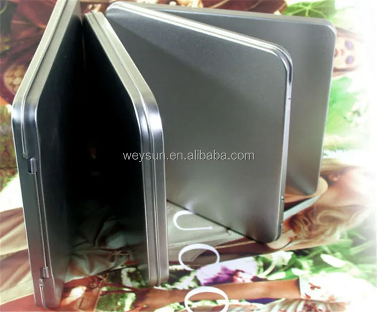 Cuadrado blanco cd caja de cd de caja de almacenamiento cd de
