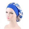 print silk hair sleep cap, medical hair cap ,satin bonnet