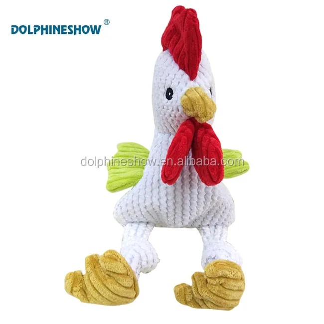 plush chicken dog toy